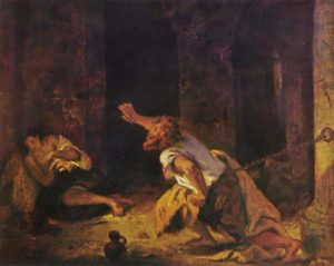 Eugene Delacroix-Il prigioniero di Chillon